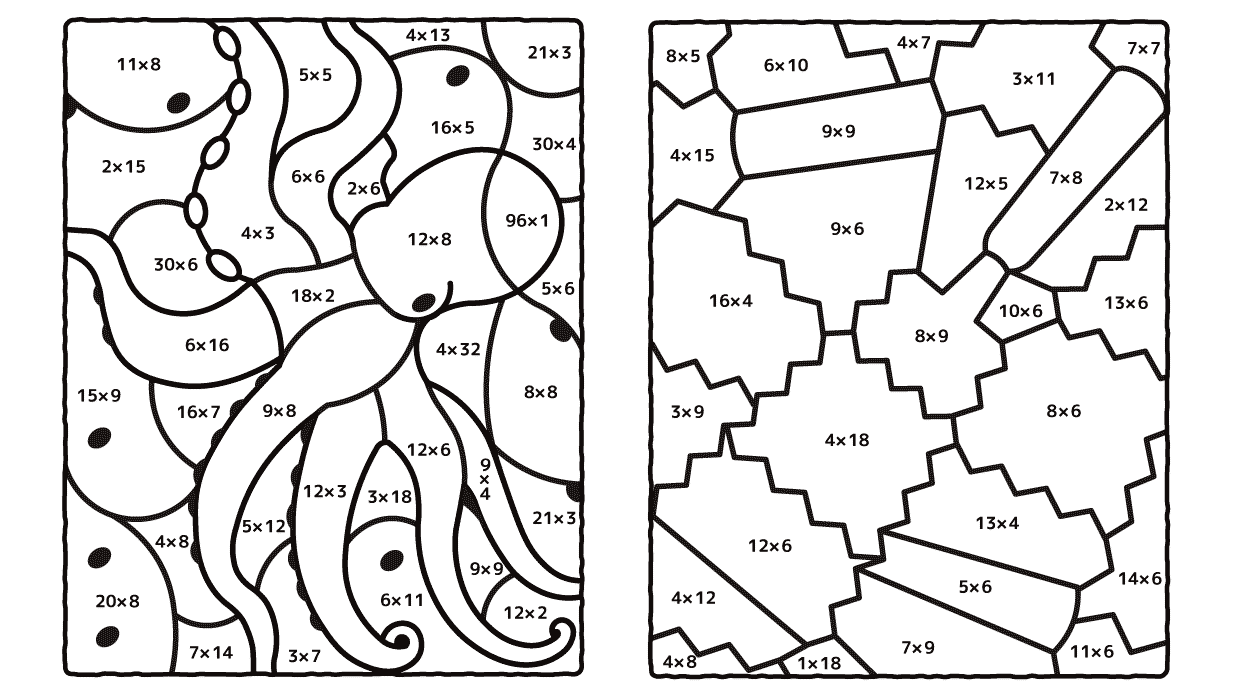 【掛け算塗り絵】楽しさ2倍で高齢者の脳トレ！計算と塗り絵が同時にできる