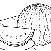 【夏の食べ物の塗り絵】スイカ、かき氷、夏野菜…高齢者も楽しめる塗り絵