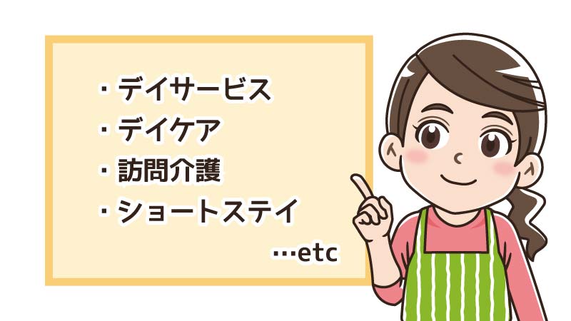 介護保険サービスの種類