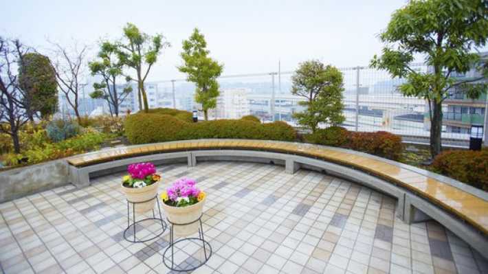 四季を感じる屋上庭園|サニーステージ横濱吉野町