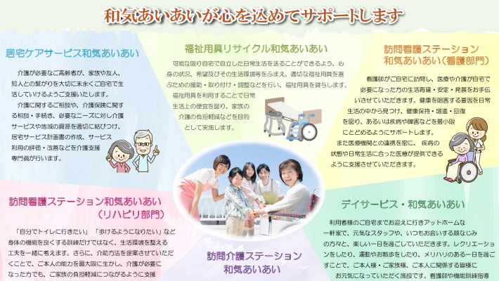 トータルケアステーション和気あいあい|居宅ケアサービス和気あいあい