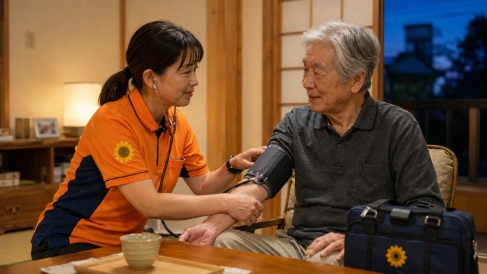 いつでも安心、どこでも安心住み慣れた自宅｜定期巡回和気あいあい２４