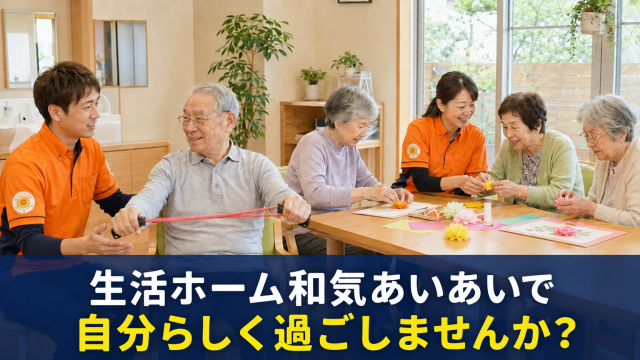 少人数制だからできるきめ細やかなケア: 一人ひとりのペースに合わせて、運動や創作活動を行います。