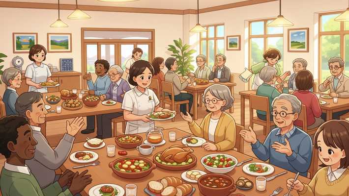 2. 食事と団らん|生活ホーム和気あいあい