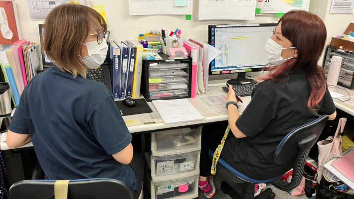 先輩スタッフのサポートが充実!|訪問介護ステーションさくらの樹 ながれまち