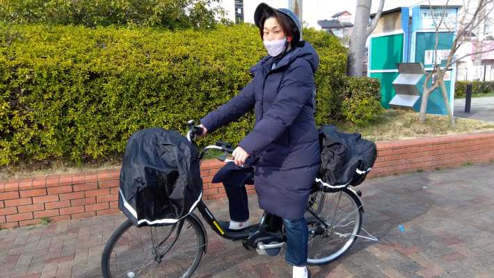 電動自転車でスムーズに訪問支援！｜神港園しあわせの家ホームヘルプセンター