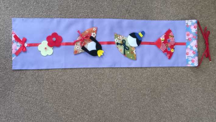 ➡可愛い雛飾りができました🎎｜介護サークルかがやき網代橋