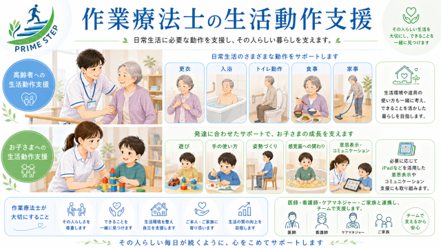 医療依存度の高い方・難病・小児まで対応|プライムステップ訪問看護ステーション