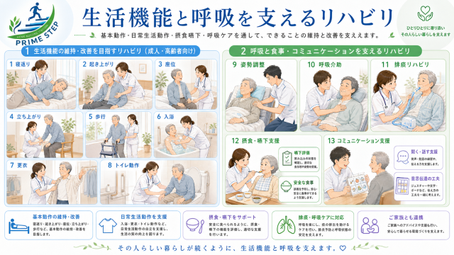 医療依存度の高い方・難病・小児まで対応|プライムステップ訪問看護ステーション