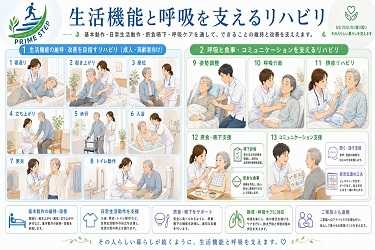 ≪ 生活機能と呼吸を支えるリハビリ ≫｜プライムステップ訪問看護ステーション