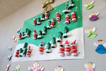 12月の壁面制作|川越市社会福祉協議会 デイリハおあしす