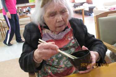 団子汁クッキング｜こがデイサービスみづまの杜