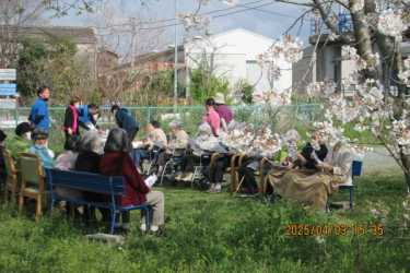 花見行って来ました｜こがデイサービスみづまの杜