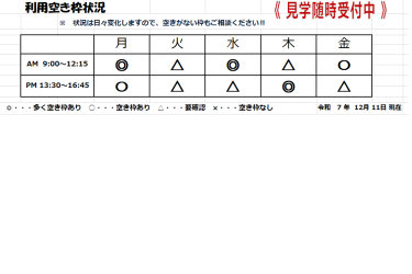 空き枠｜GENKI NEXT 杉並上井草