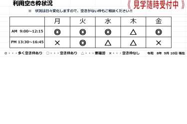 空き枠｜GENKI NEXT 杉並上井草